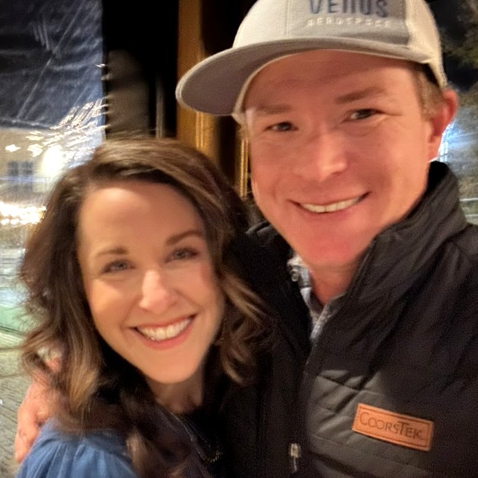 Curt with Carly Patterson