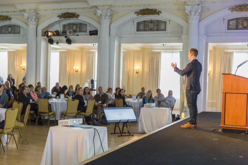 Curt presenting at conference