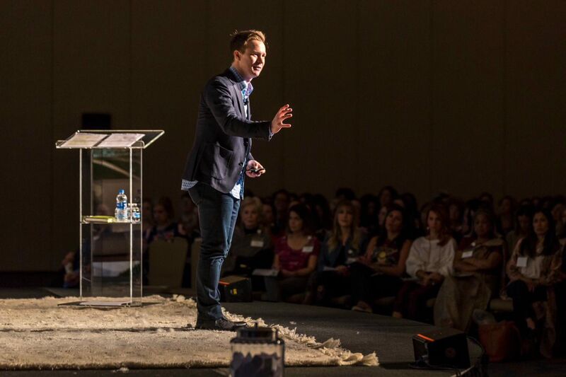 Curt Steinhorst on a large stage